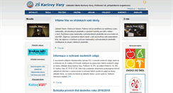 Desktop Screenshot of moodle.zskvary.cz