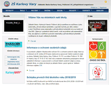 Tablet Screenshot of moodle.zskvary.cz